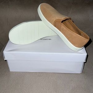 Vince Tan Slip On Shoes